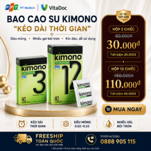 Voucher ưu đãi BAO CAO SU KIMONO SILK+B