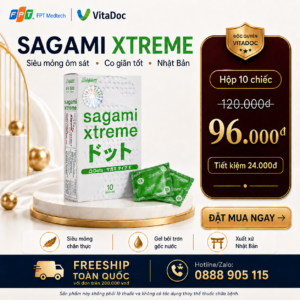 Voucher ưu đãi BAO CAO SU SAGAMI XTREME
