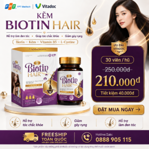 Voucher ưu đãi PHỤC HỒI TÓC KẼM BIOTIN