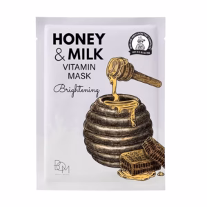 Mặt Nạ Làm Sáng Da Bom Honey & Milk Brightening Vitamin Mask 25G