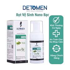 Bọt Vệ Sinh Nam Giới Mát Lạnh, Khử Mùi, Ngừa Hạt Ngọc, Kháng Khuẩn Detomen 100ML