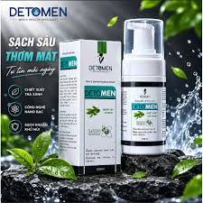 Alternative view of Bọt Vệ Sinh Nam Giới Mát Lạnh, Khử Mùi, Ngừa Hạt Ngọc, Kháng Khuẩn Detomen 100ML
