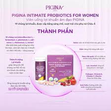 Viên Uống Lợi Khuẩn Âm Đạo Pigina Intimate Probiotics For Woman 30 Viên - Ảnh 3
