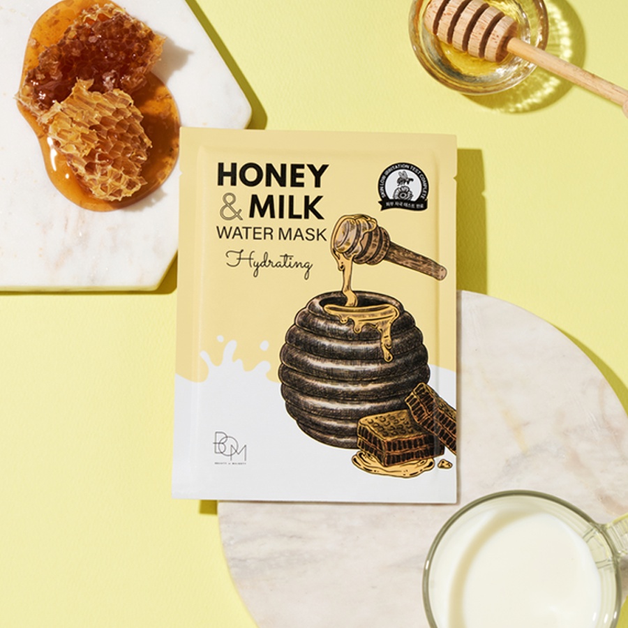 Mặt Nạ Cấp Ẩm Bom Honey & Milk Hydrating Water Mask 25G - Ảnh 2
