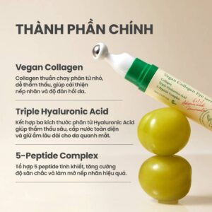 Alternative view of Tinh Chất Dưỡng Mắt Thuần Chay Axis-y Vegan Collagen Eye Serum 10ML