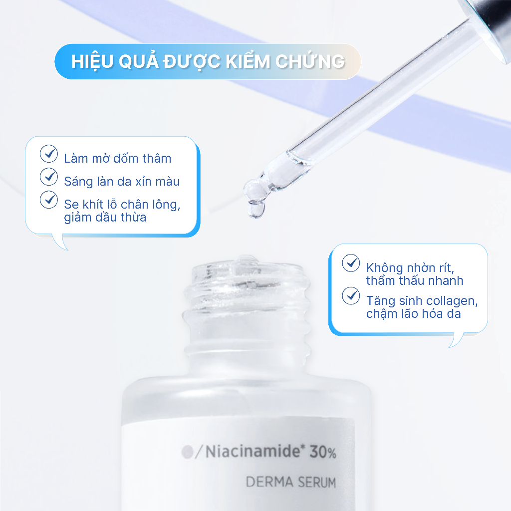 Tinh Chất Dưỡng Sáng, Đều Màu Shimbi Method Derma Serum Niacinamide 30% 30ML - Ảnh 7
