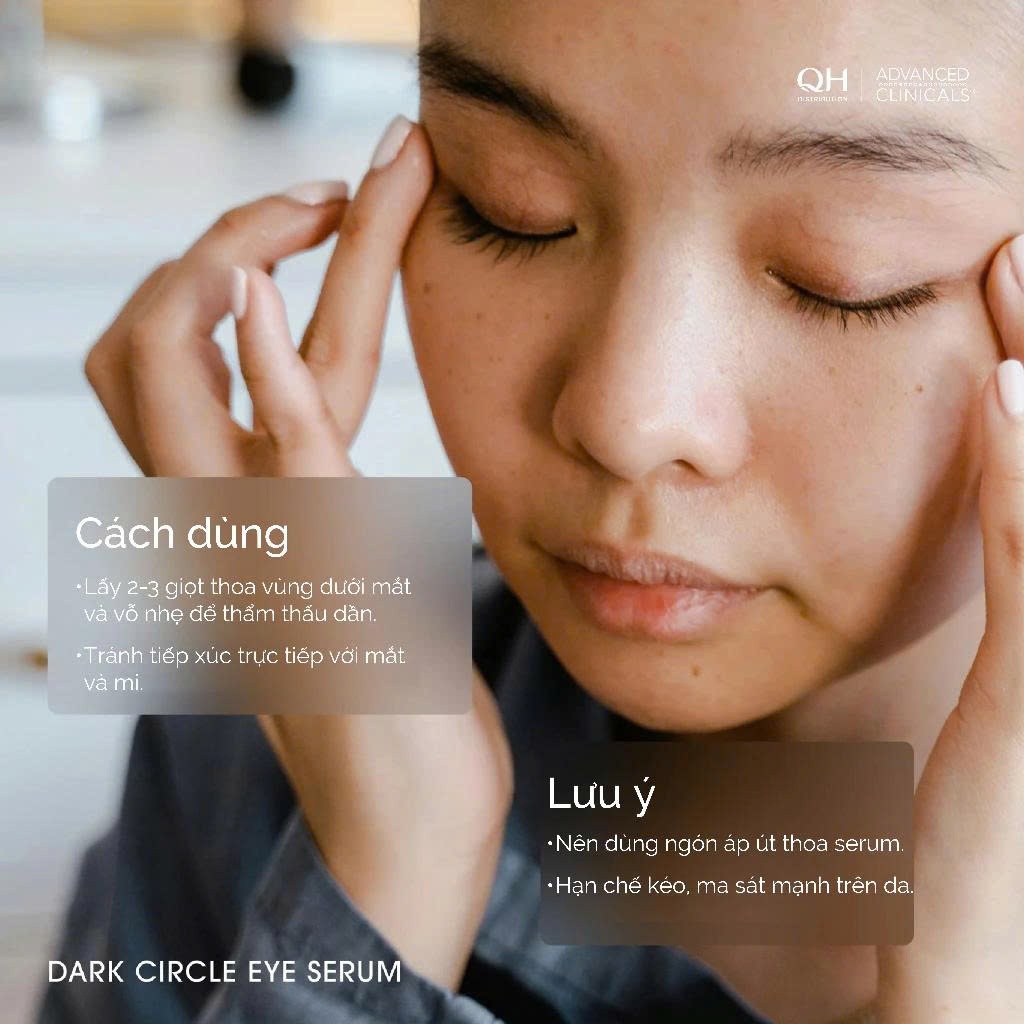 Serum Dưỡng Ẩm, Giảm Quầng Thâm Mắt Advanced Clinicals Dark Circle Eye Serum 52ML - Ảnh 3
