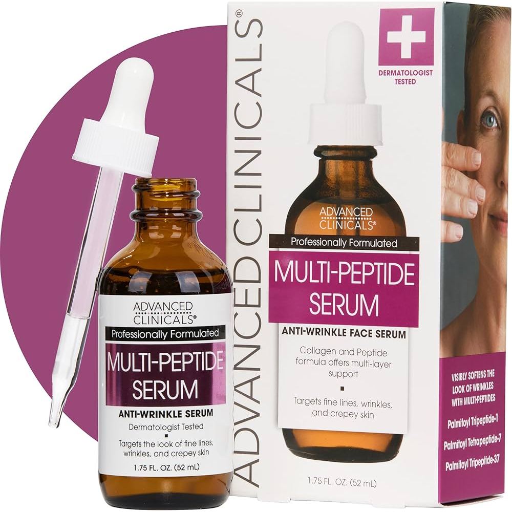 Serum Peptide Làm Mờ Nếp Nhăn, Giúp Da Đàn Hồi Và Săn Chắc Advanced Clinicals Multi-Peptide Serum 52ML