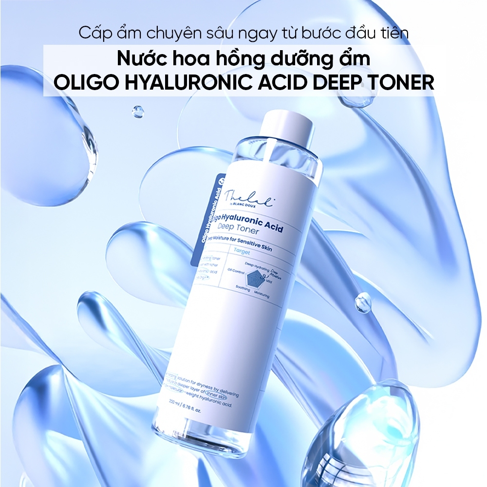 Nước Hoa Hồng Dưỡng Ẩm Chuyên Sâu Cho Da Nhạy Cảm The Lab Oligo Hyaluronic Acid Deep Toner 200ML - Ảnh 5
