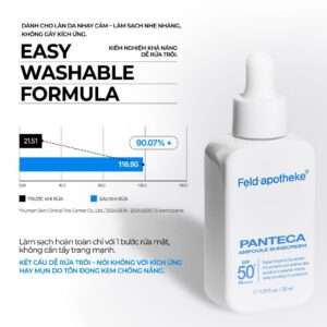 Alternative view of Tinh Chất Chống Nắng Làm Dịu, Phục Hồi Da Nhạy Cảm, Da Mụn Feld Apotheke Panteca Ampoule Sunscreen 30ML