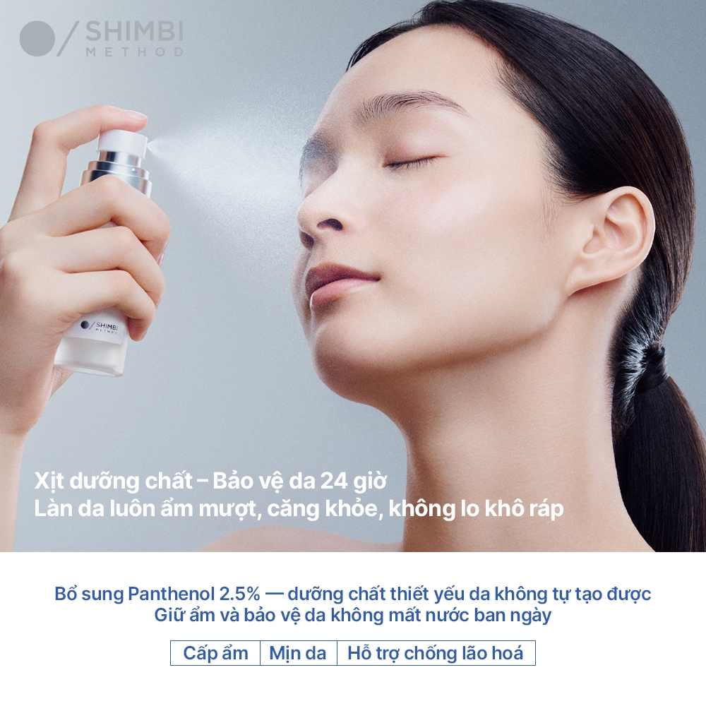 Tinh Chất Cấp Ẩm Dạng Xịt Shimbi Method Derma Serum Mist Panthenol 2.5% 50ML - Ảnh 4