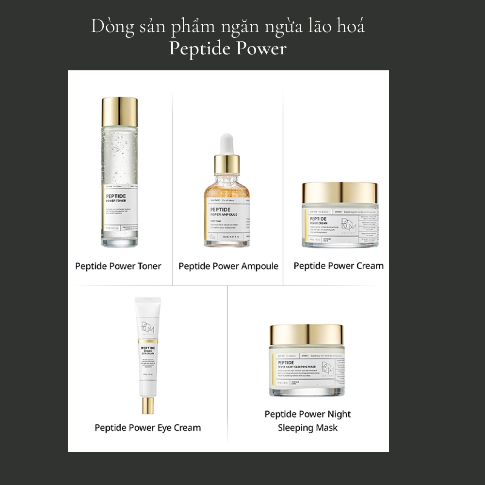 Kem Dưỡng Ẩm Làm Sáng, Làm Mờ Nếp Nhăn Bom Peptide Power Cream 50G - Ảnh 7