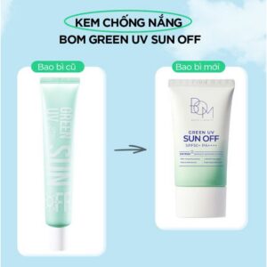 Alternative view of Kem Chống Nắng Nâng Tông Vật Lý Bom Green UV Sun Off SPF50+ Pa++++ 50ML