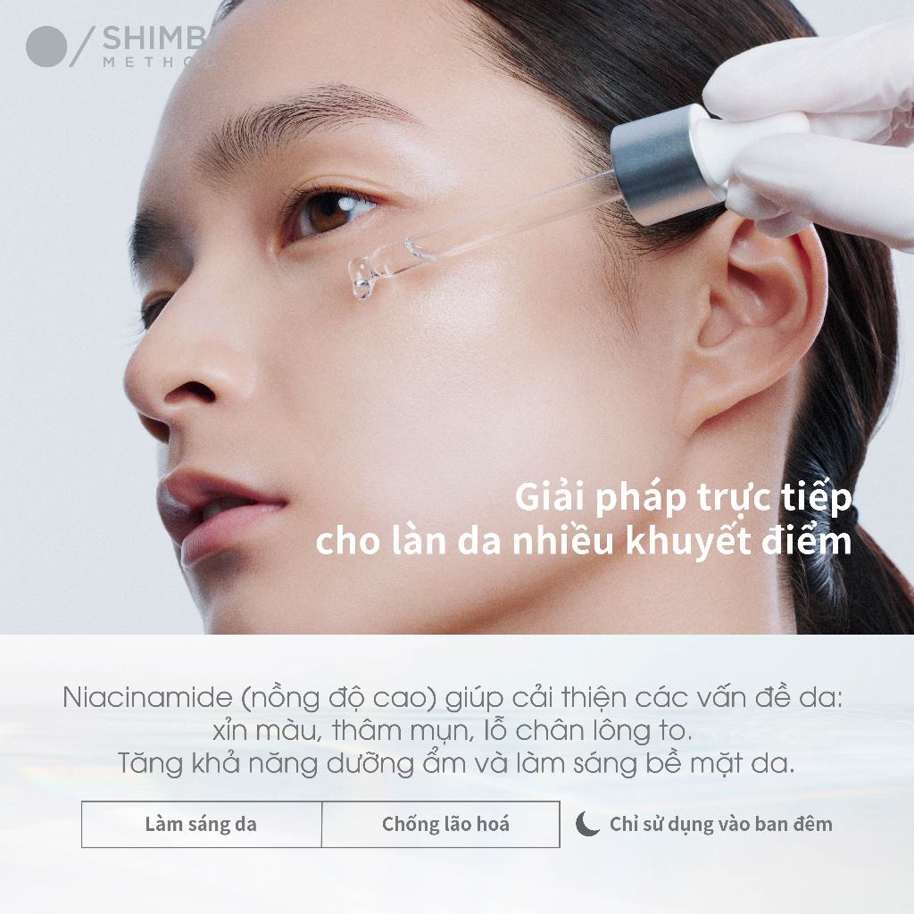 Tinh Chất Dưỡng Sáng, Đều Màu Shimbi Method Derma Serum Niacinamide 30% 30ML - Ảnh 5