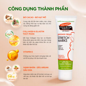 Alternative view of Kem Ngăn Ngừa Và Giảm Vết Rạn Khi Mang Thai Palmer's Cocoa Butter Formula For Stretch Marks Cream Concentrate 11G