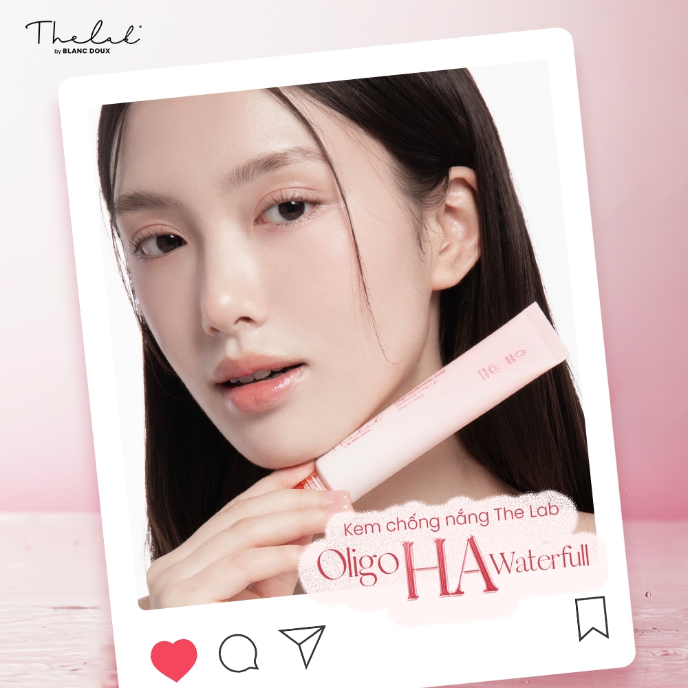 Kem Chống Nắng Nâng Tông The Lab By Blanc Doux Oligo Hyaluronic Acid Waterfull Tone-Up 40ML - Ảnh 3
