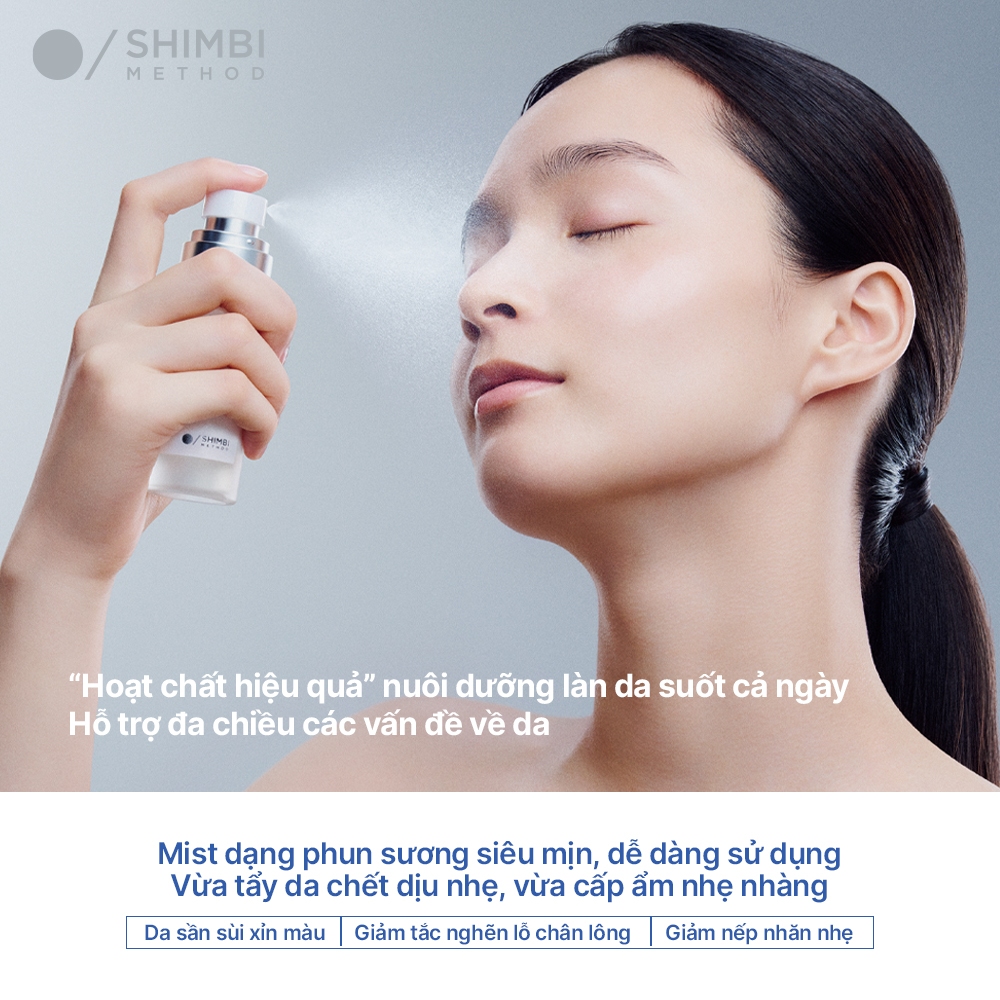 Tinh Chất Tẩy Tế Bào Chết Dạng Xịt Shimbi Method Derma Boost Mist Pha 12%, Mandelic Acid 2% 60ML - Ảnh 4