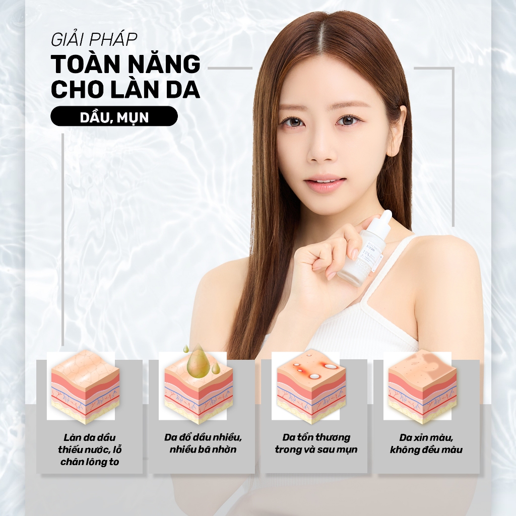 Tinh chất Niacinamide 15% Kiềm Dầu Giảm Mụn Dưỡng Sáng Da Neogen Dermalogy Real Firming 30ML - Ảnh 4