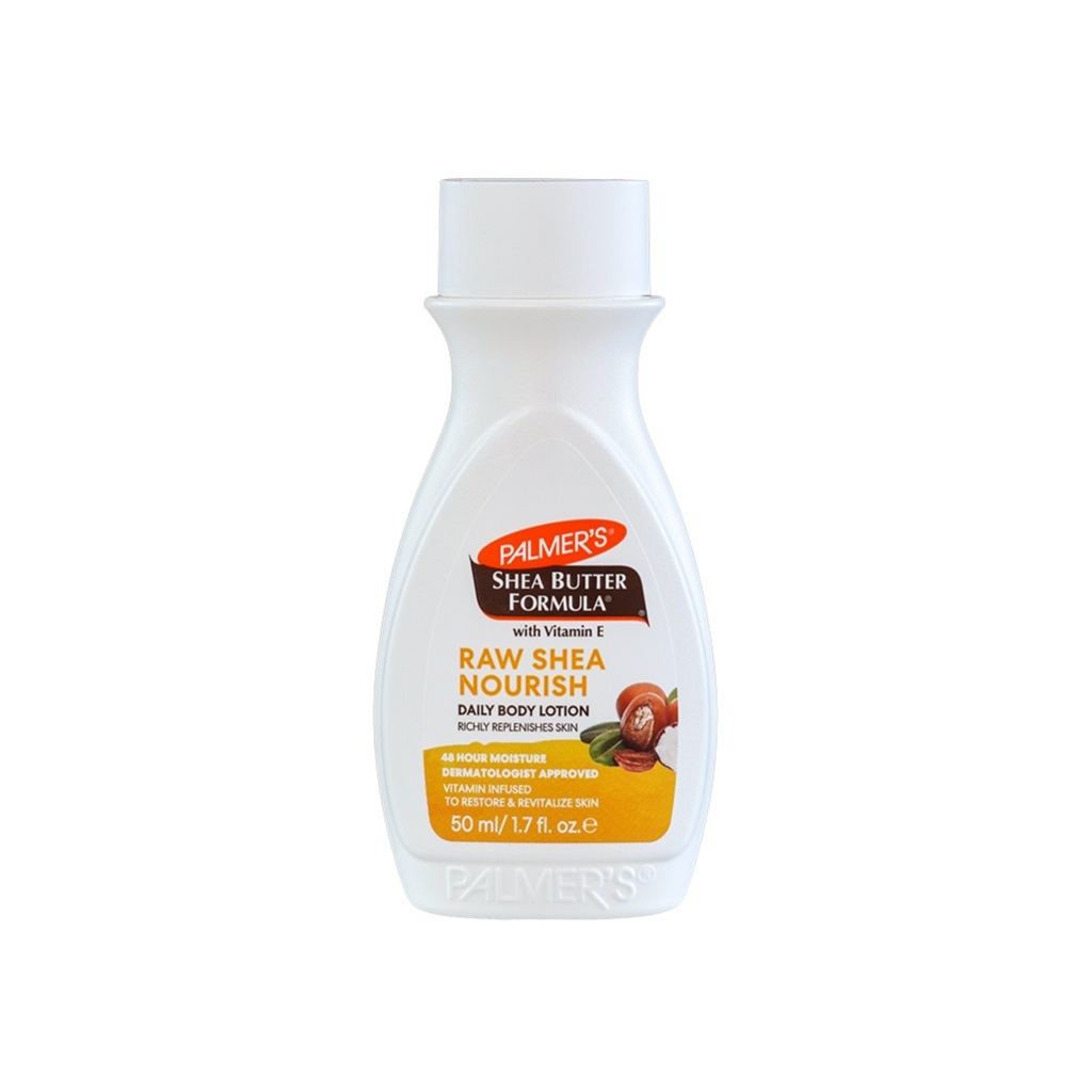 Sữa Dưỡng Thể Bơ Hạt Mỡ Palmer'S Shea Butter Formula With Vitamin E Raw Shea Nourish Daily Body Lotion 50ML