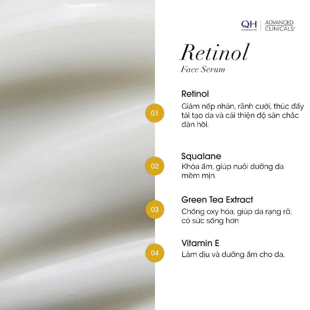 Serum Retinol Hỗ Trợ Chống Lão Hóa, Mờ Nếp Nhăn Cho Da Nhạy Cảm Advanced Clinicals Anti-Wrinkle 52ML - Ảnh 7