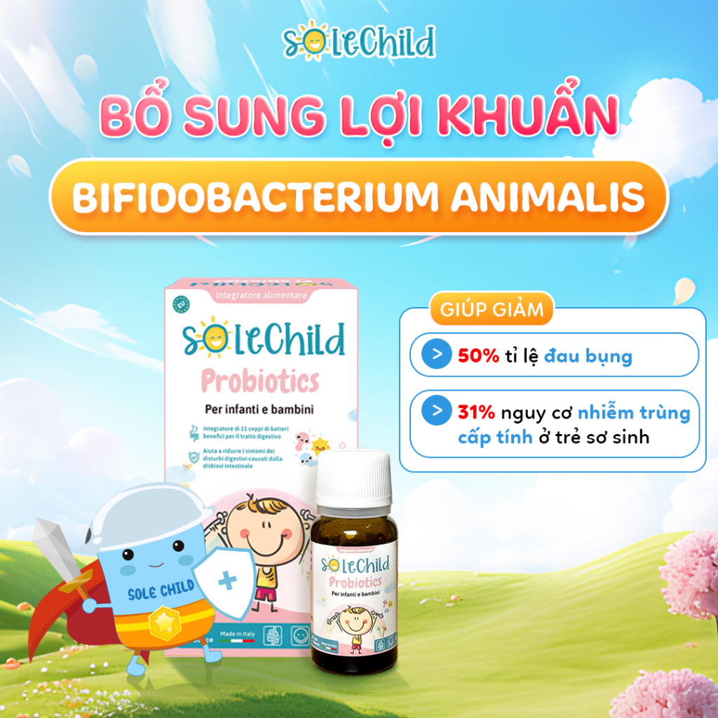Men Vi Sinh 11 Chủng Cho Bé Solechild 10ML - Ảnh 3