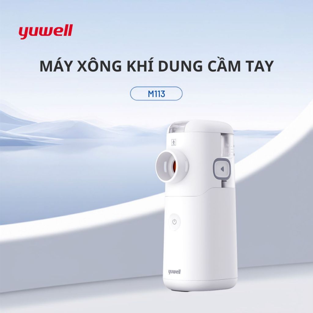Máy Xông Khí Dung, Xông Mũi Họng Cầm Tay Yuwell M113 - Ảnh 2