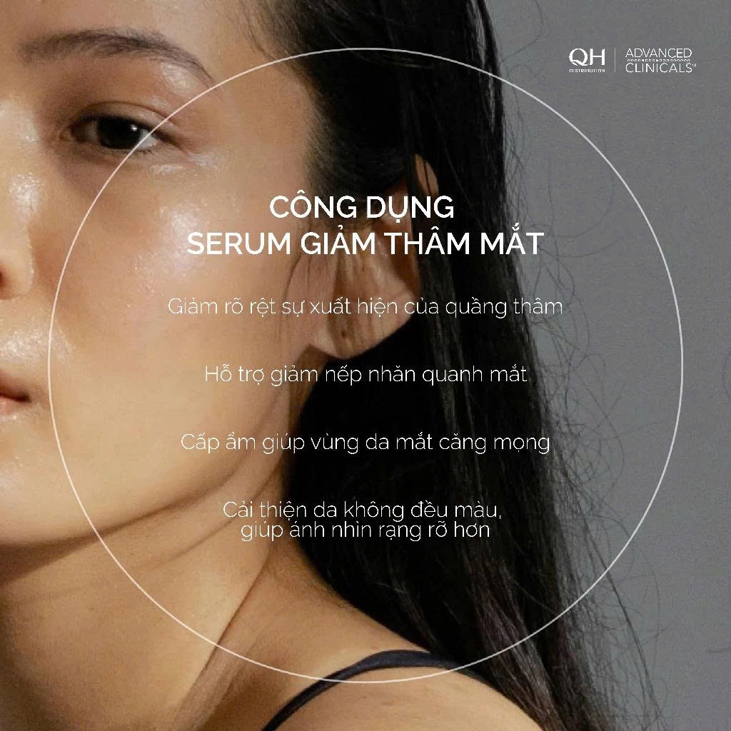 Serum Dưỡng Ẩm, Giảm Quầng Thâm Mắt Advanced Clinicals Dark Circle Eye Serum 52ML - Ảnh 5