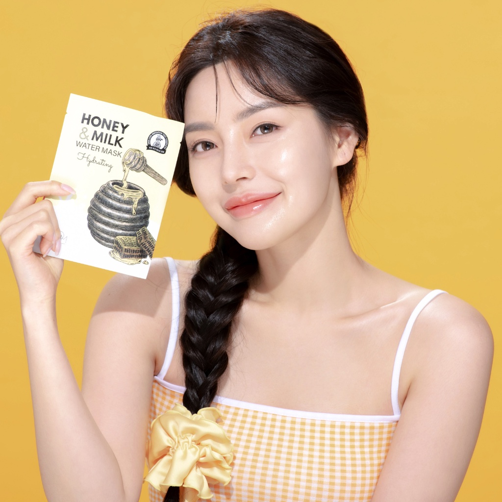 Mặt Nạ Cấp Ẩm Bom Honey & Milk Hydrating Water Mask 25G - Ảnh 3