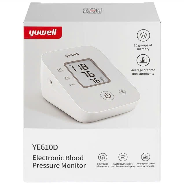 Máy Đo Huyết Áp Điện Tử Bắp Tay Yuwell YE610D - Ảnh 4