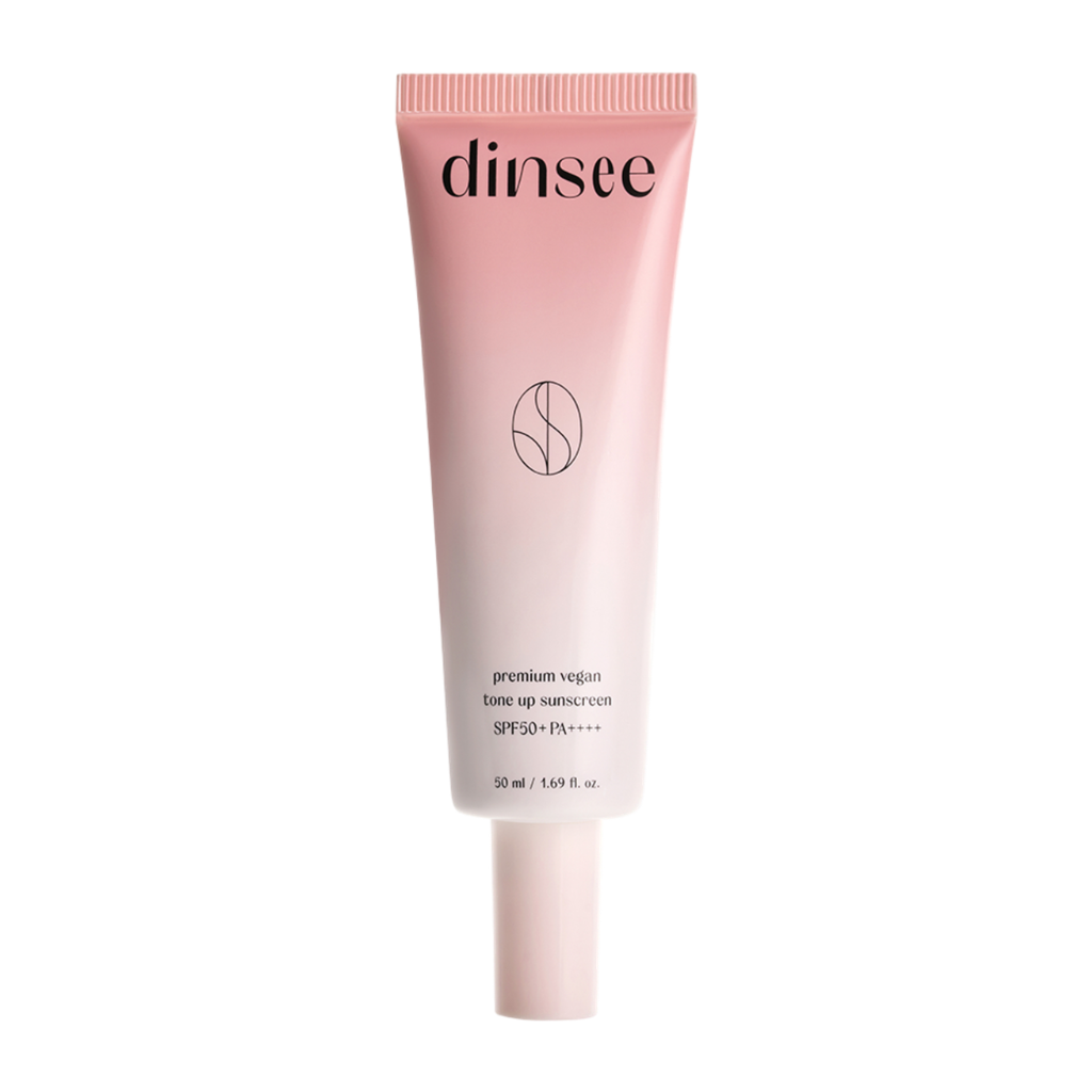 Kem Chống Nắng Nâng Tông Cho Da Nhạy Cảm Premium Vegan Tone Up Suncreen SPF50+ Dinsee 50ML