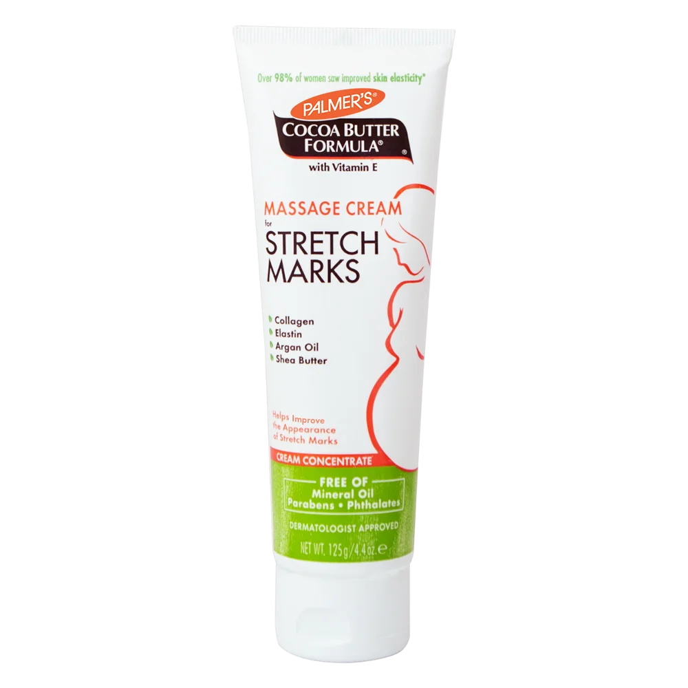 Kem Ngăn Ngừa Và Giảm Vết Rạn Khi Mang Thai Palmer's Cocoa Butter Formula Massage Cream For Stretch Marks Cream Concentrate 125G