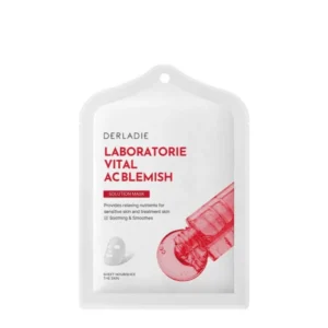 Hộp 10 Mặt Nạ Derladie Hỗ Trợ Phục Hồi Làm Dịu Da Mụn Laboratorie Vital AC Blemish Solution 30ML