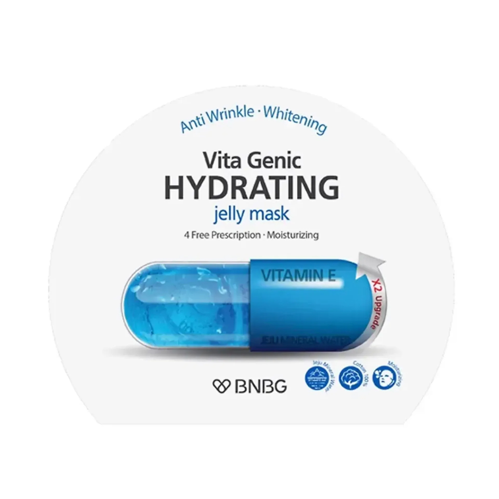 Hộp 10 Mặt Nạ BNBG Vitamin E Dưỡng Ẩm Da Vita Genic Hydrating Jelly Mask 30ML