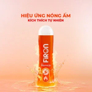 Gel Bôi Trơn Gốc Nước, Không Mùi, Ấm Firon WarmUp 50ML