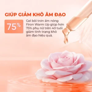 Alternative view of Gel Bôi Trơn Gốc Nước, Không Mùi, Ấm Firon WarmUp 50ML