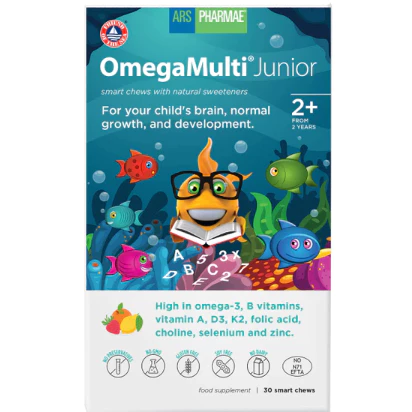 Viên Nhai Bổ Sung DHA Cho Bé OmegaMulti Junior 30 Viên